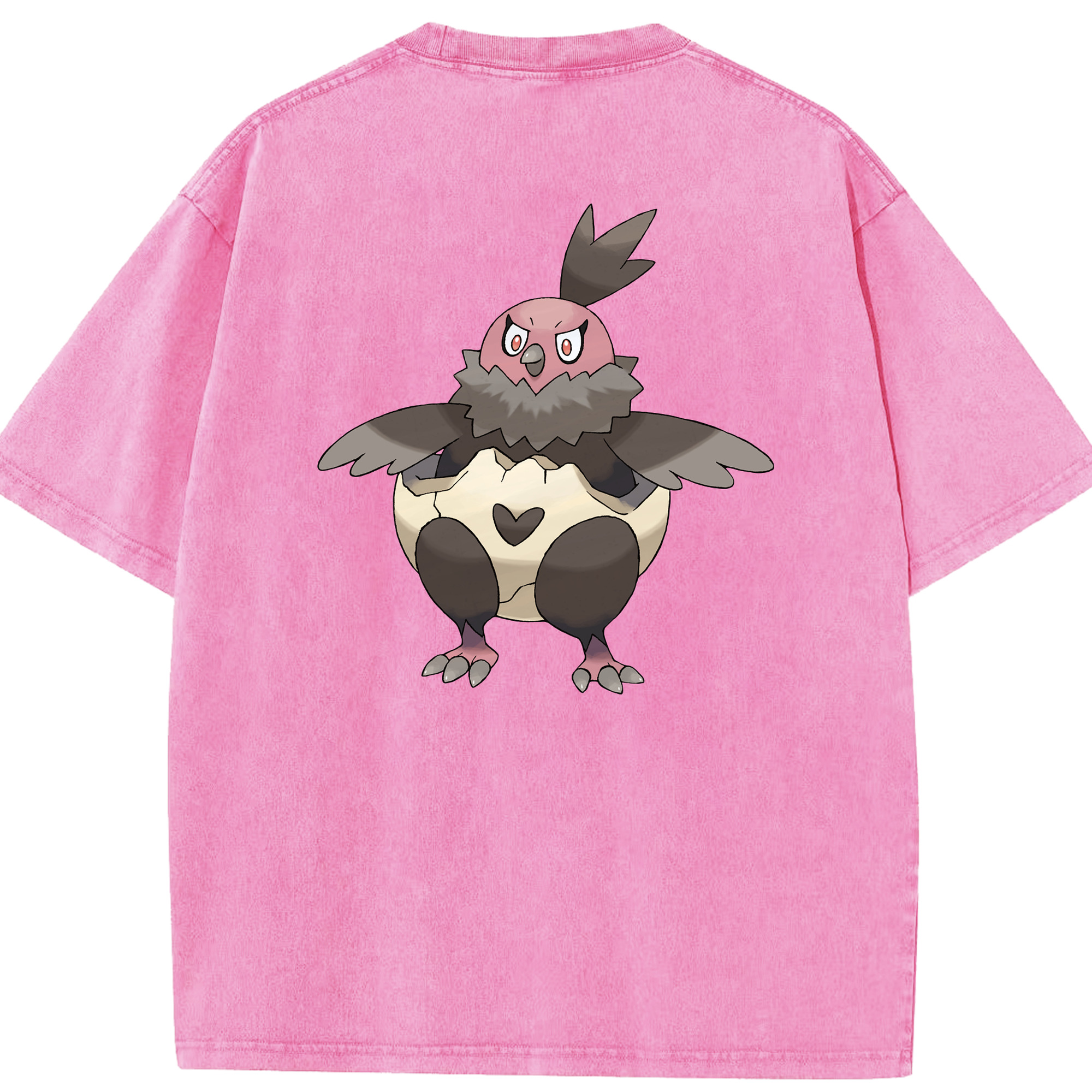 （画像用） ポケットモンスター Pokémon 綿100% ヴィンテージ風 半袖Tシャツ（背面プリント）